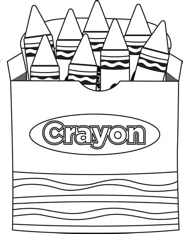 376x480 Crayon Coloring Pages Crayon Box Printable Coloring Page Crayola