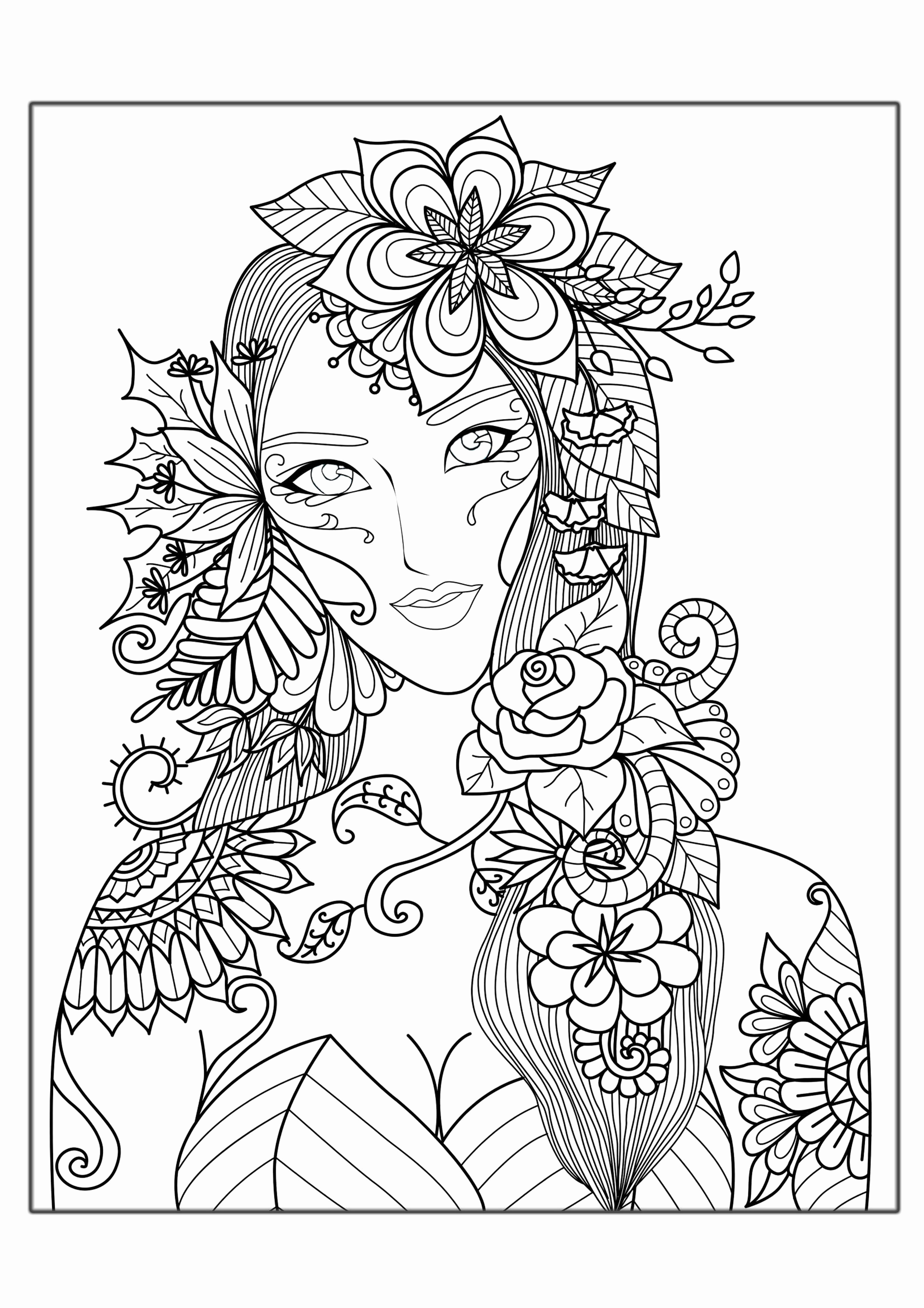 2480x3508 Coloring Pages For Elderly Adults Image Free Printable Abstract