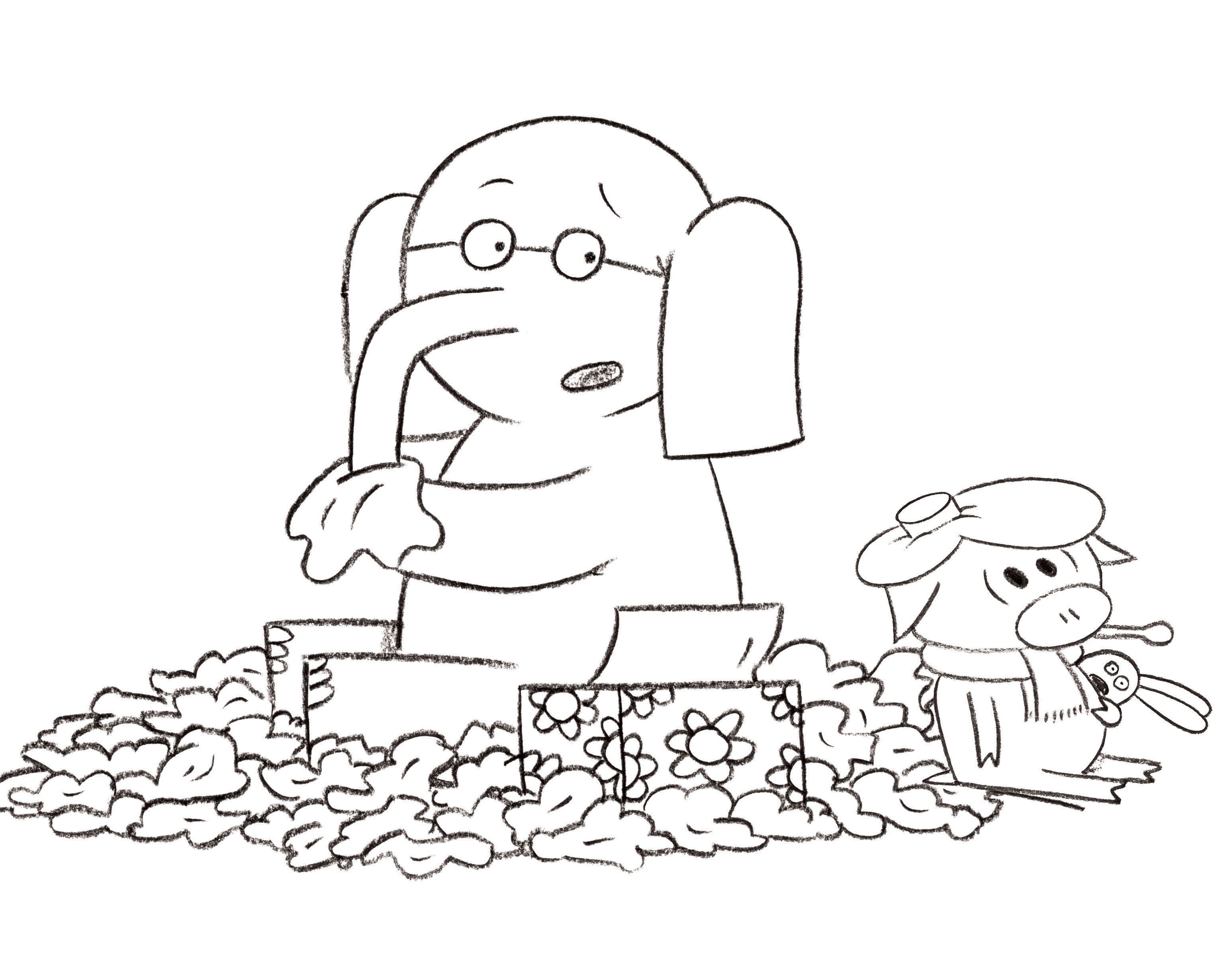 3081x2461 Free Coloring Pages For Elementary Students Fresh Mo Willems