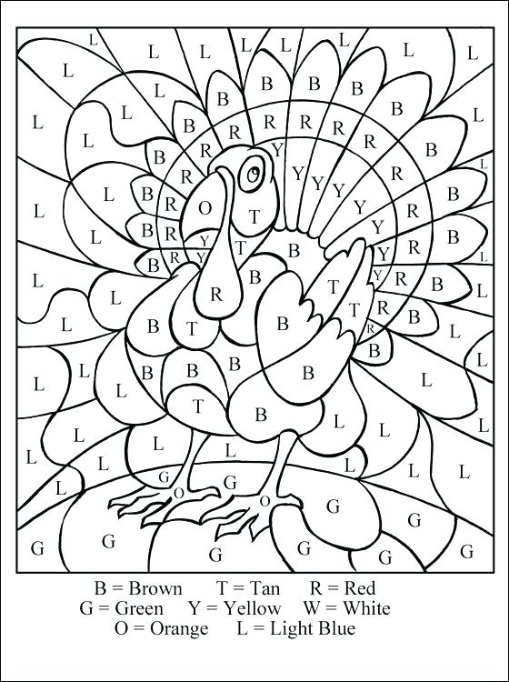 560x750 Color By Number Pages For Adults Color By Number Page Thanksgiving