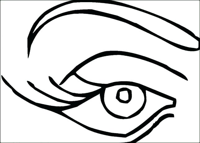 644x462 Astounding Eyes Coloring Pages Eye Coloring Page Care Pages World