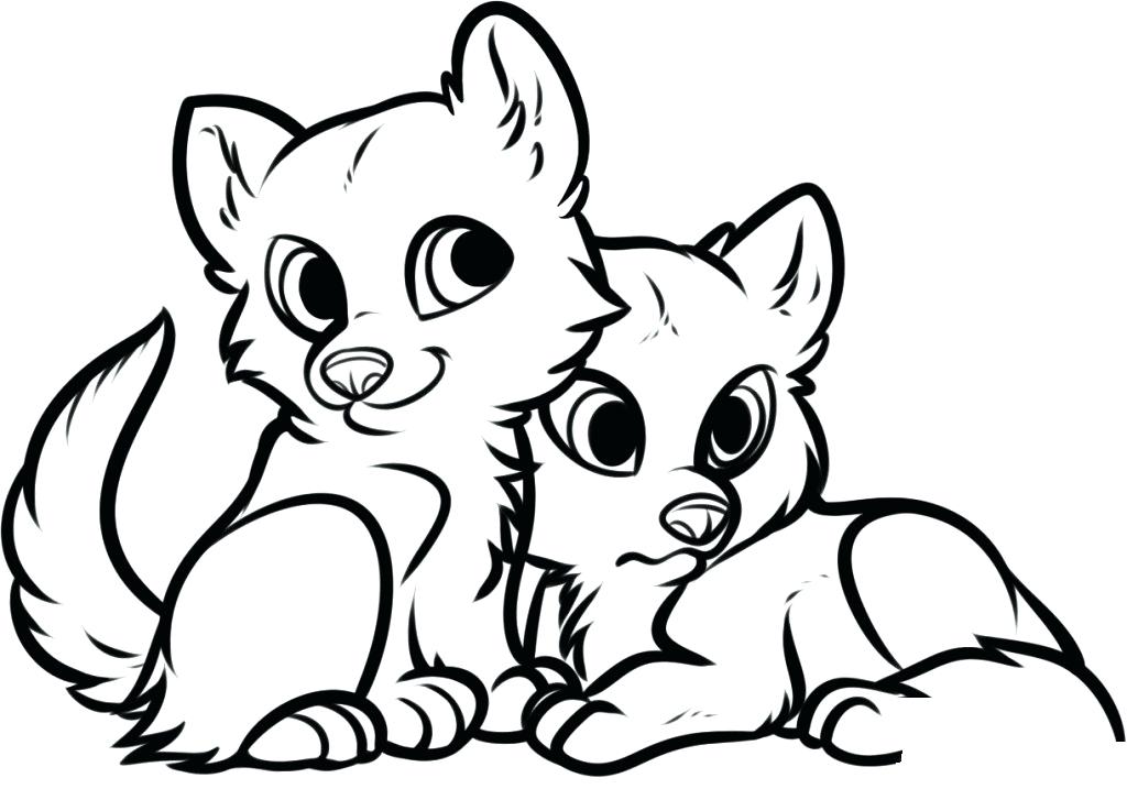 1024x717 Cute Animal Coloring Pages For Girls Dolphins And Dogs On Same