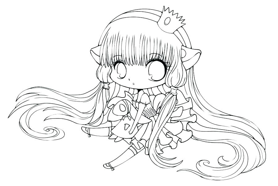 900x603 Anime Fox Girl Coloring Pages