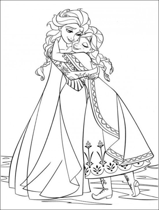 550x727 Printable Coloring Pages For Girls Frozen Printables And Charts