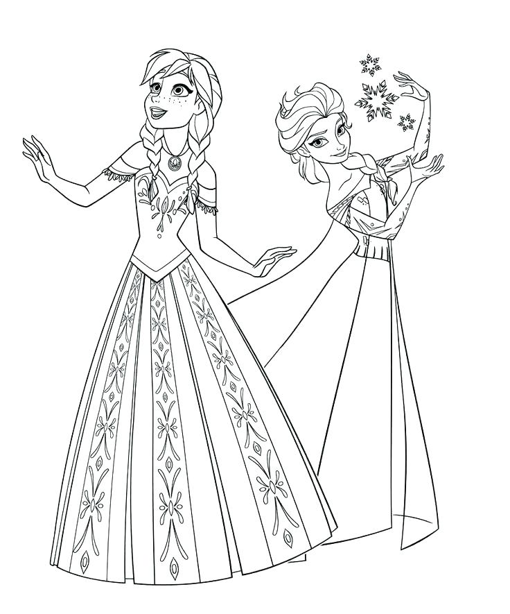 736x885 Ideas Printable Coloring Pages Frozen And Kids In For Girls 37 Fre