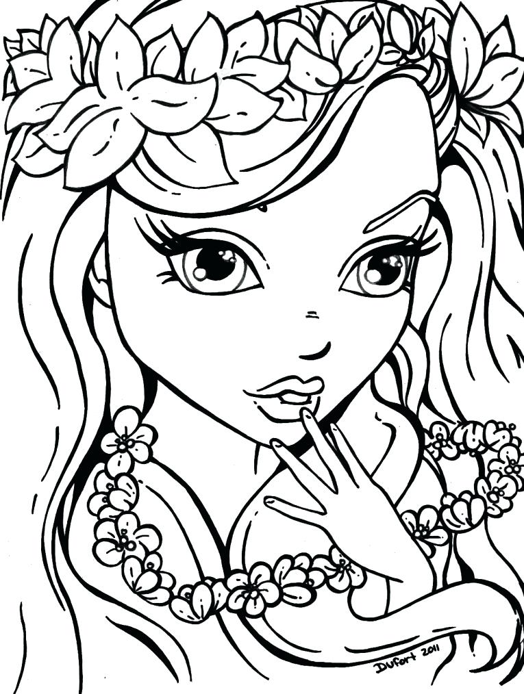765x1014 Marvelous Coloring Pages Online For Girls Colouring For Fancy