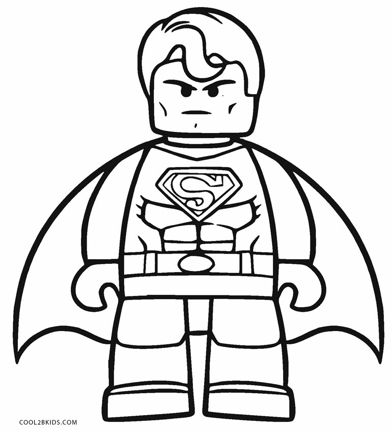 770x850 Free Printable Superman Coloring Pages For Kids Cool2bkids