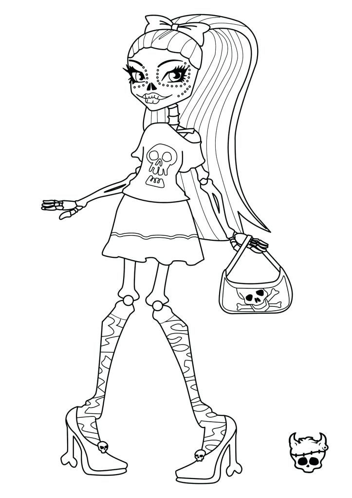 723x1024 Coloring Pages And Coloring Books. Monster High Free Printable