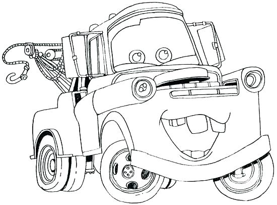 550x406 Printable Cars Truck Coloring Pages Inspirational Free Printable