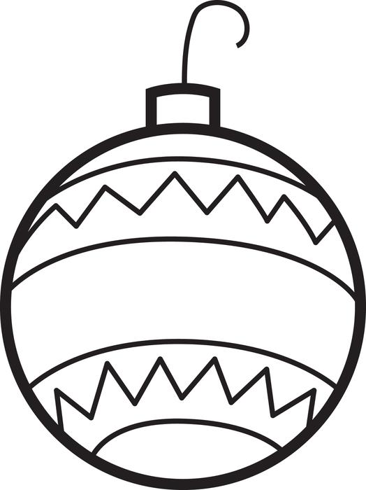 524x700 Ornaments Coloring Pages Free Printable Christmas Ornaments