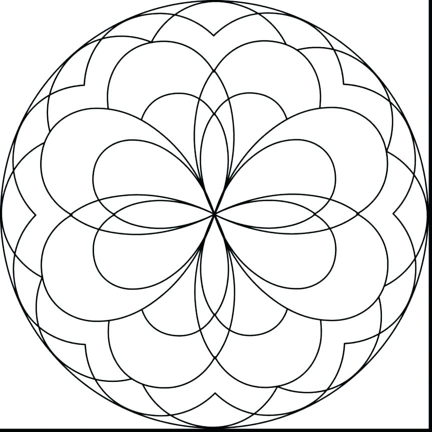 863x863 Mandala Coloring Pages Free Printable Kids Mandala Coloring Pages