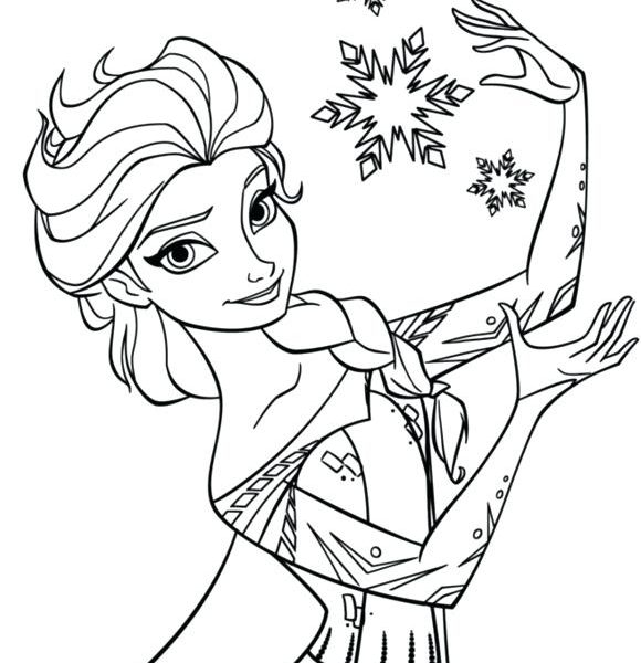 580x600 Elsa Coloring Pages Printable Elsa Coloring Pages Printable Anna