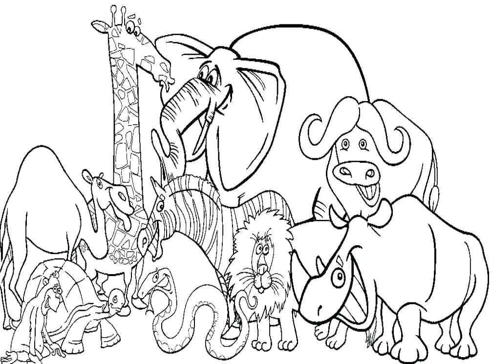 Coloring Pages For Kids Farm Animals