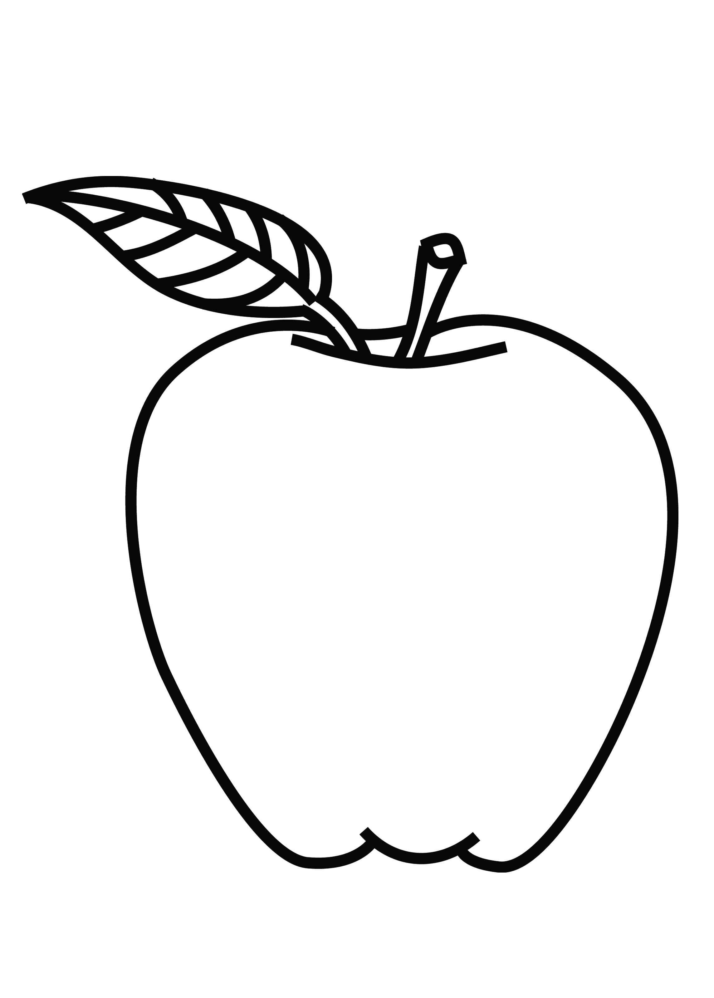 Coloring Pages For Kids Fruits