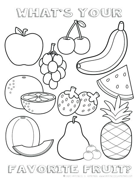 474x613 Fruits Coloring Book Pdf Kids Coloring Best Orange Fruit Ideas
