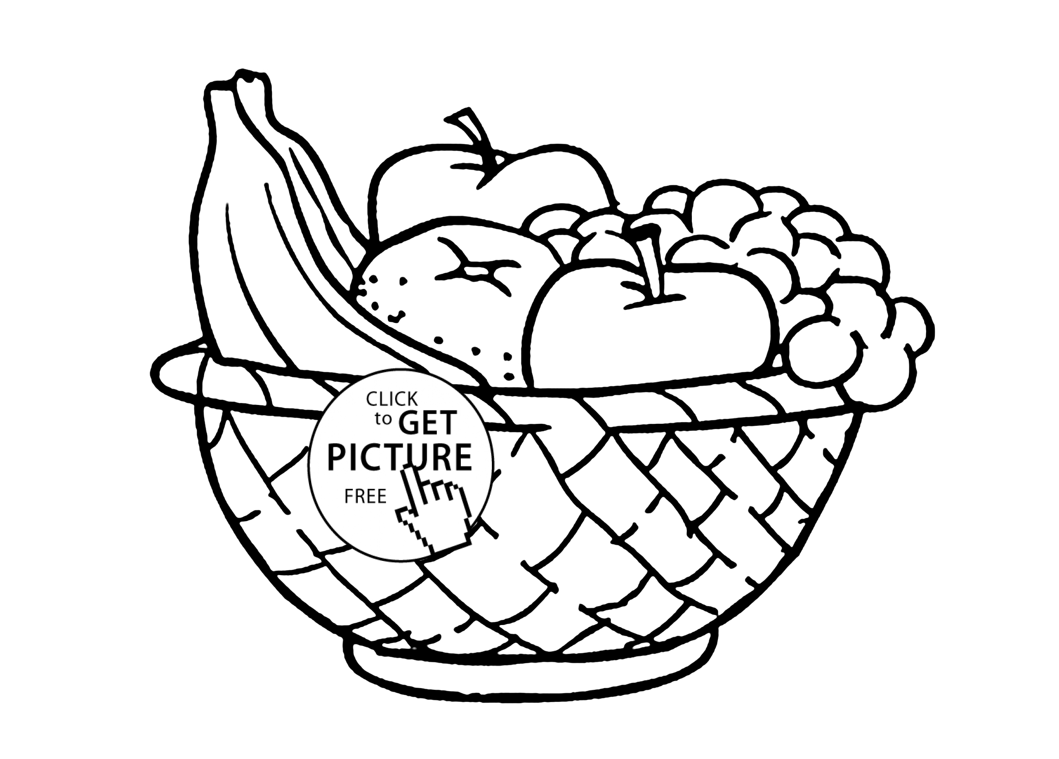 2080x1490 Awesome Bowl Of Fruit Coloring Pages Collection Printable