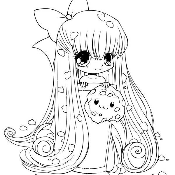 600x600 Cute Girl Coloring Pictures Online For Kid Cute Girl Coloring