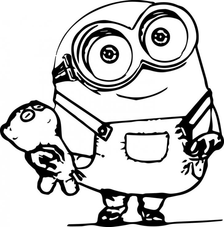728x737 Coloring Pages Printable Minions
