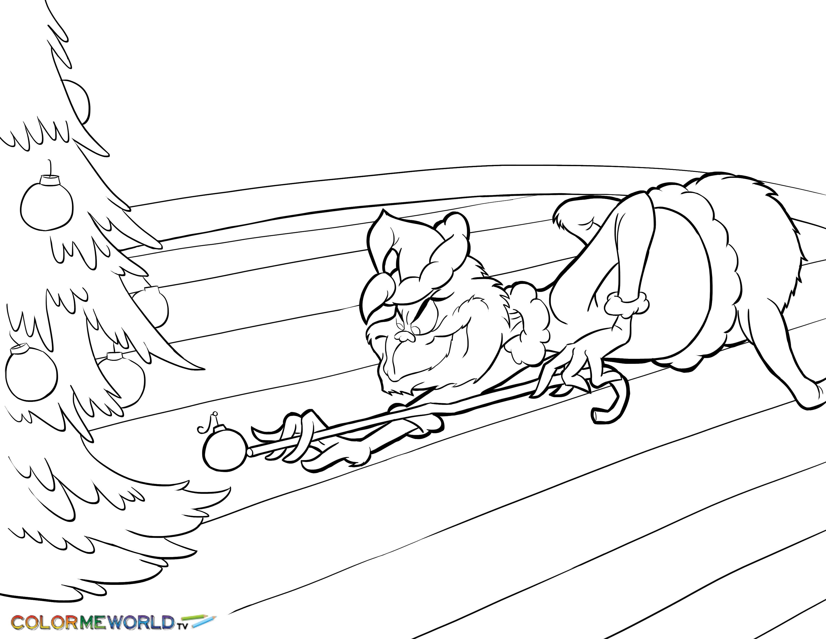 3300x2550 The Grinch Coloring Pages Free Printable The Grinch Pdf Coloring