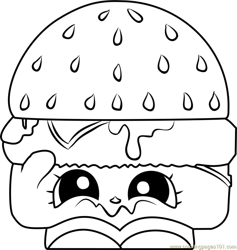 761x800 Shopkins Coloring Pages