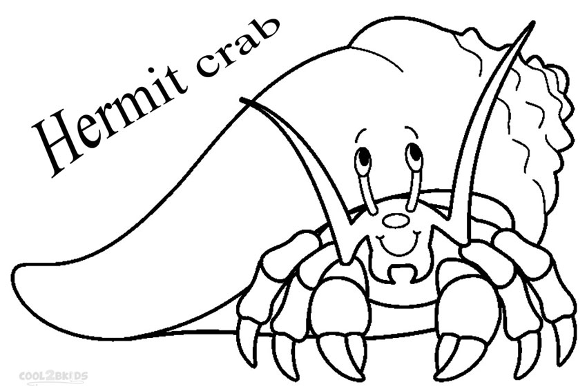 850x567 Printable Hermit Crab Coloring Pages For Kids Cool2bkids
