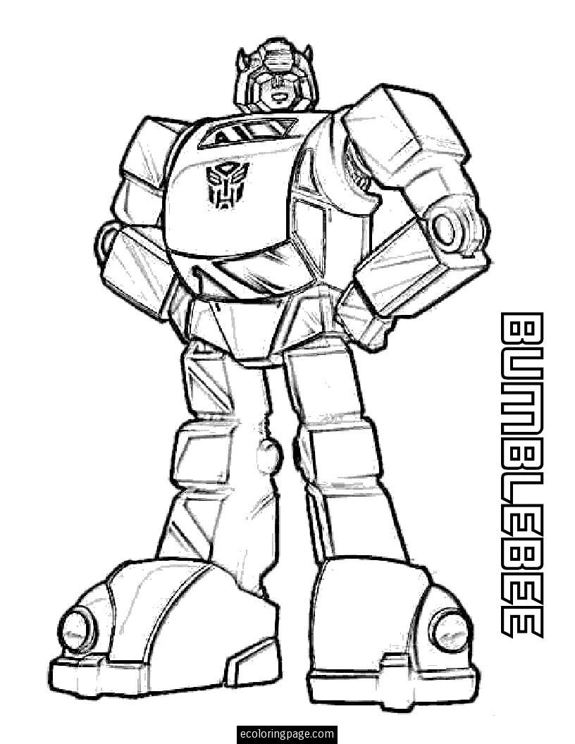 816x1056 Transformers Bumblebee Coloring Pages Printable Transformers