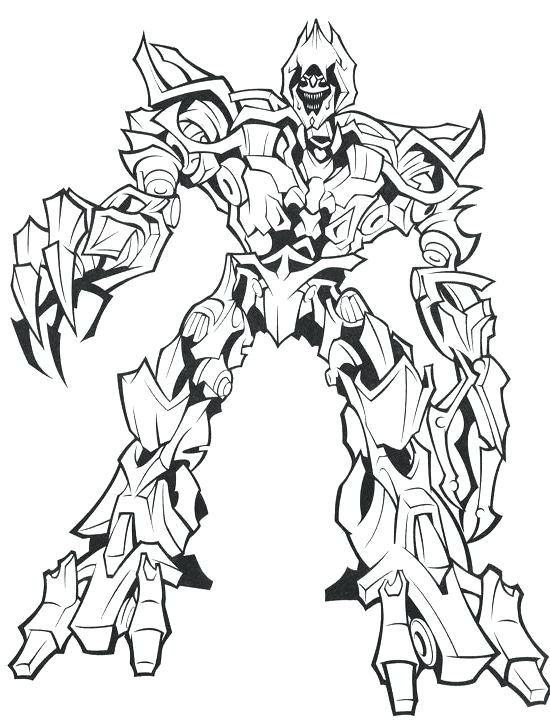 550x720 Transformers Coloring Pages Printable Transformers Color