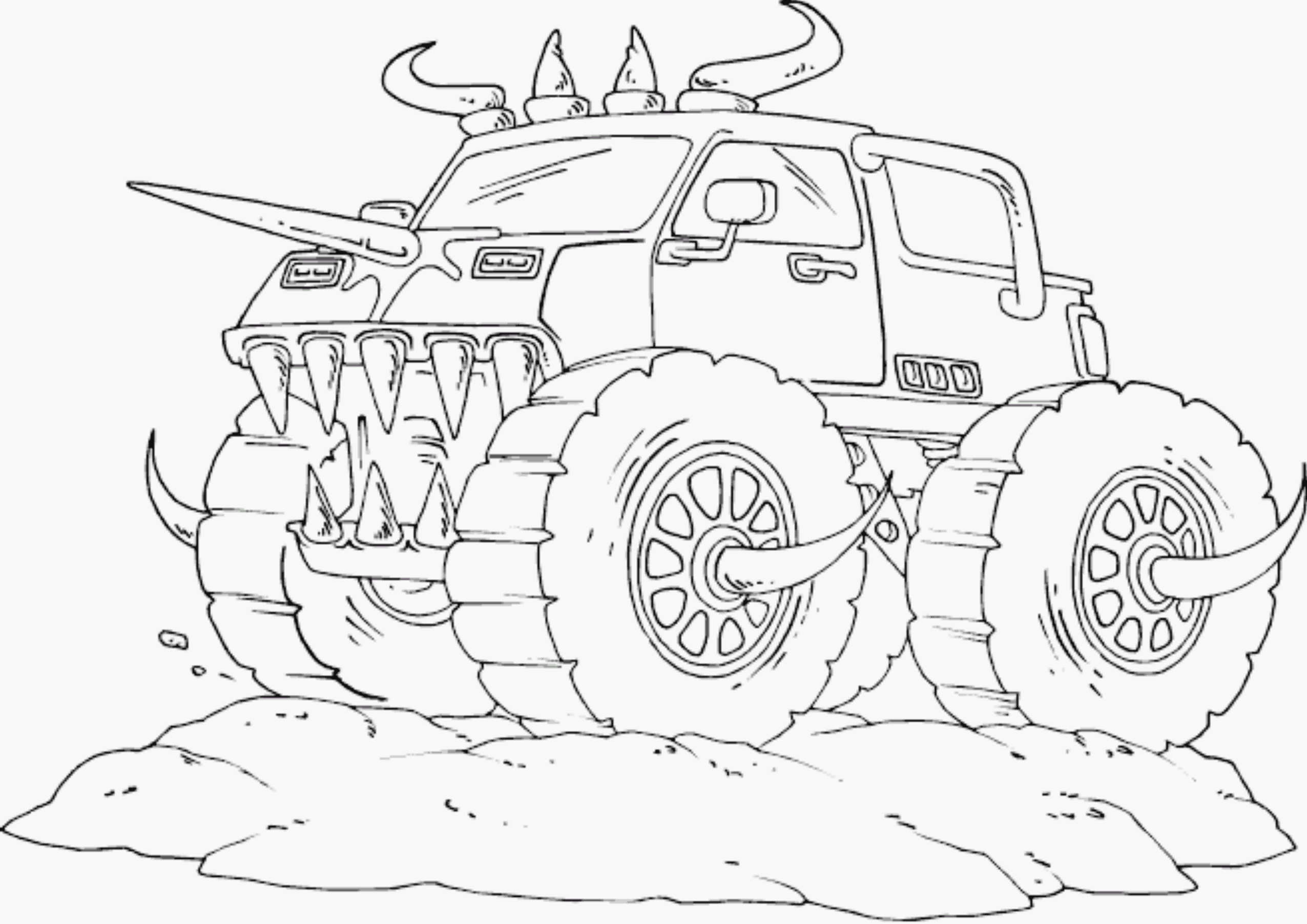 2551x1803 Fresh Monster Truck Pictures To Print Speed Coloring Pages