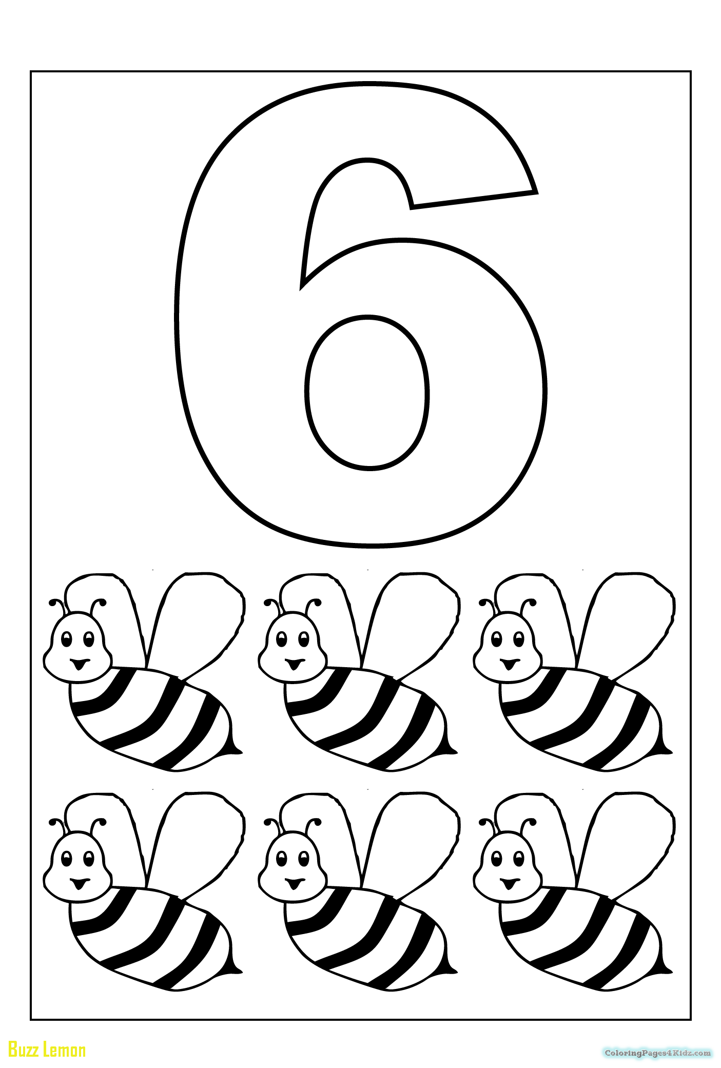 1405x2081 Inspirational Number 6 Coloring Page Buzz Coloring