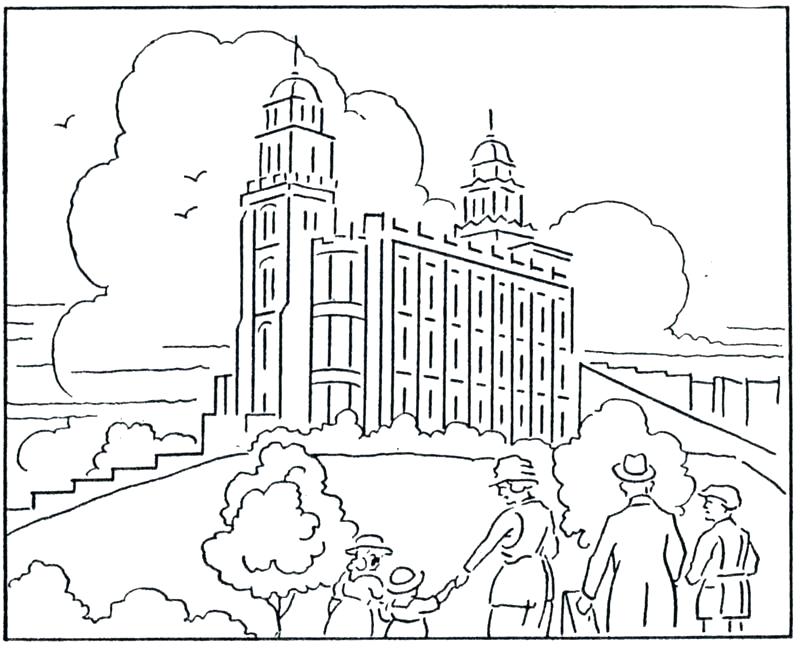800x648 Lds Primary Coloring Pages Christmas Temple Page Lesson Ideas 3