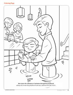 236x306 Baptism {Visit Teach And Lds Prints} Primary