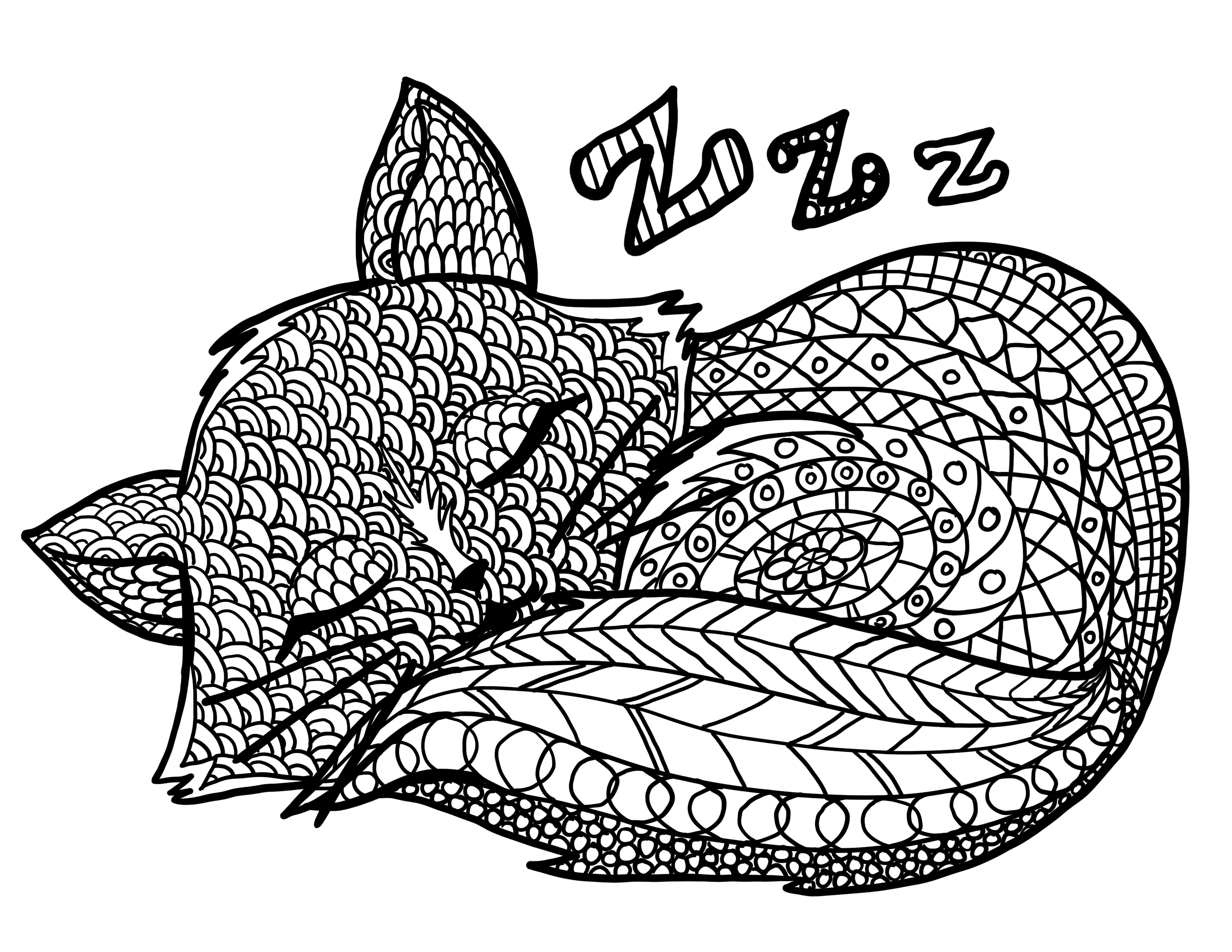 3300x2550 Hey Mom! Here's A Relaxing Coloring Page For You Colored Pencils