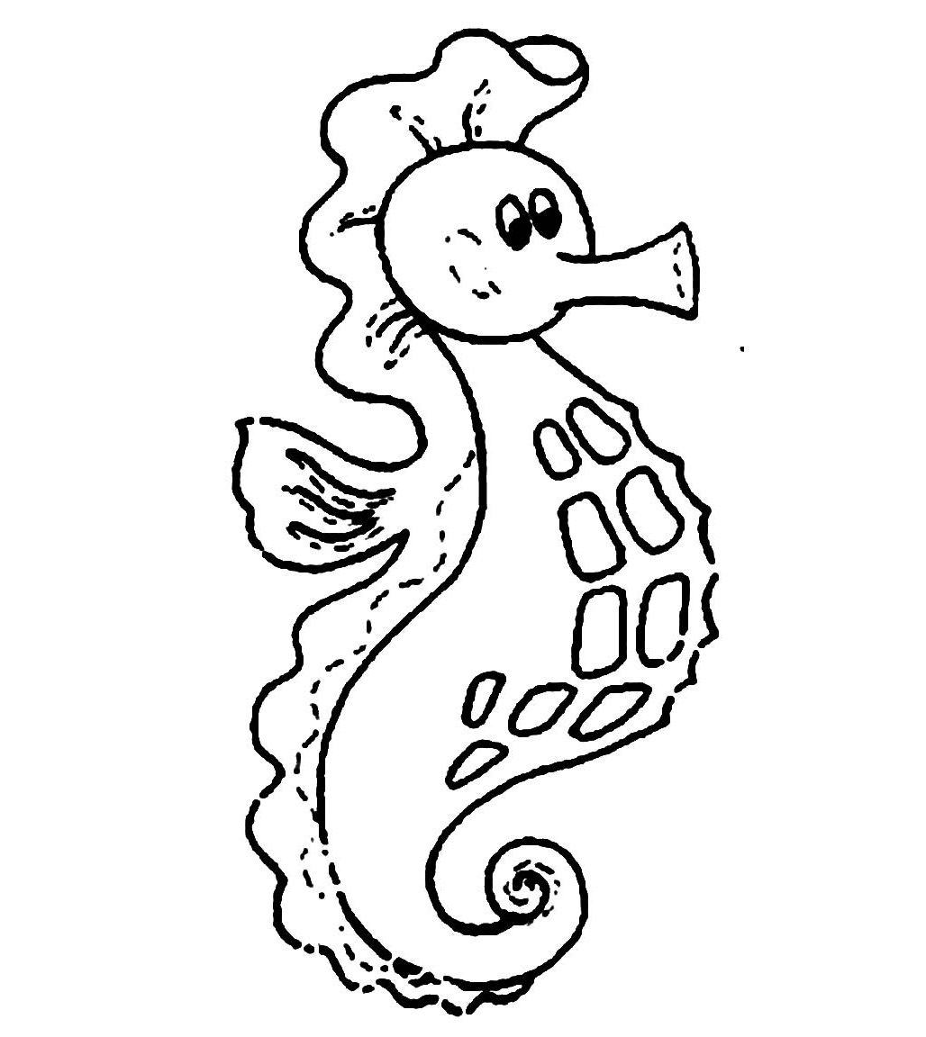 1028x1152 Introducing Seahorse Coloring Pages Page L Markers Videos