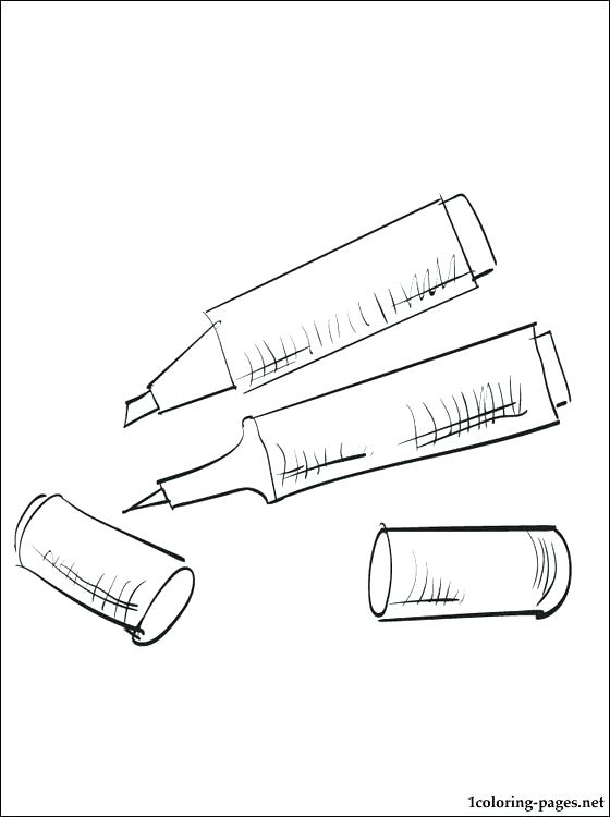 560x750 Sharpie Colouring Pages