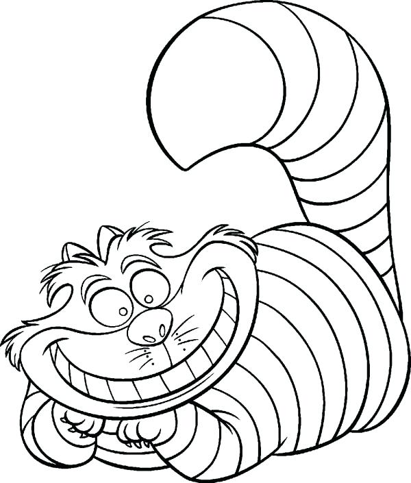 600x705 Microsoft Paint Colouring Pages In Wonderland Coloring Cat