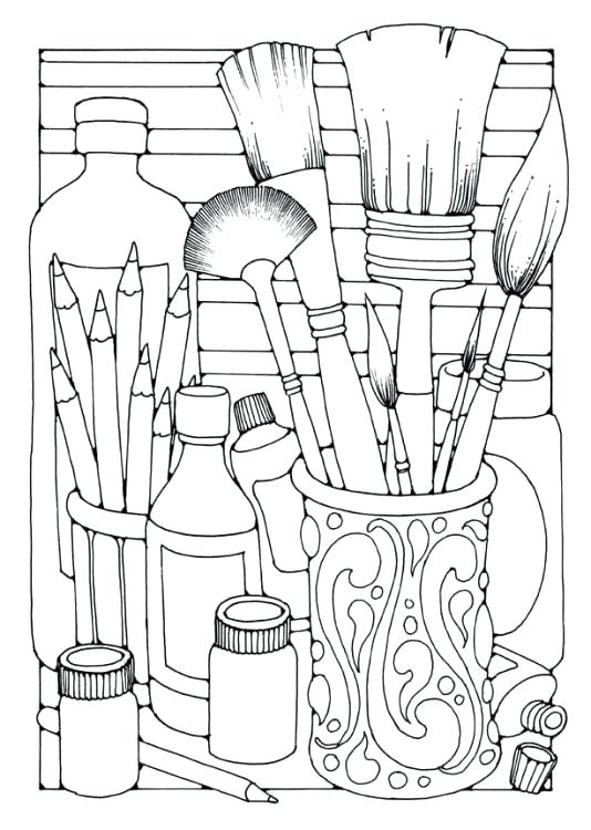 534x750 Paint Coloring Pages Paint Coloring Pages Rabbit With Paint