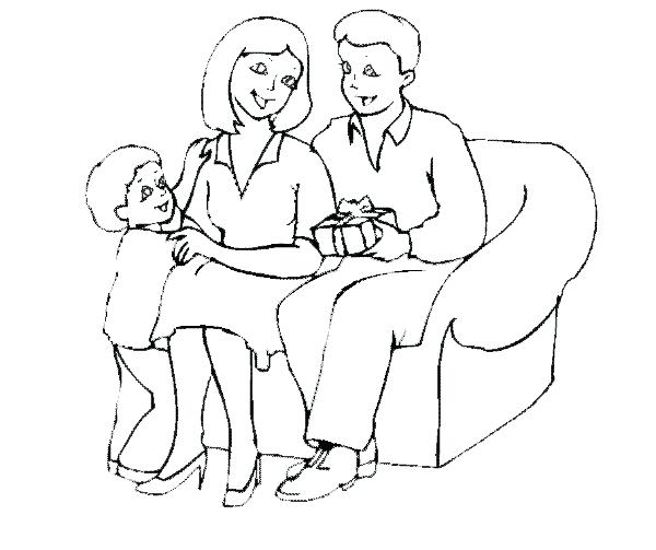 600x503 Mom Baby Coloring Pages Mom Dad Coloring Page New Mom