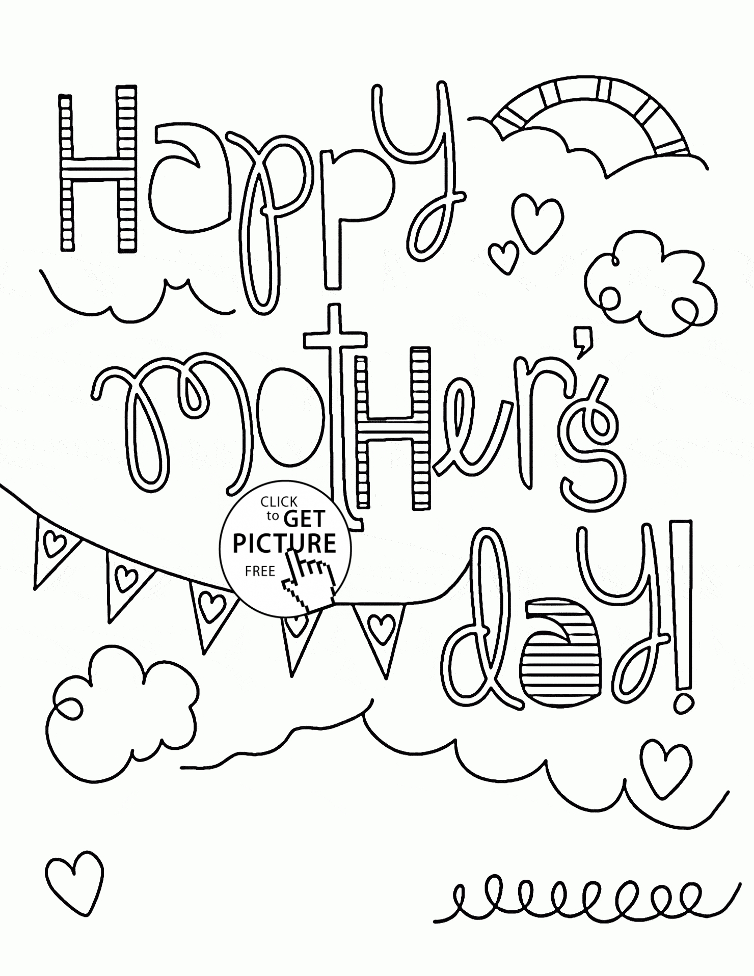 1480x1916 28 Coloring Pages For Mother's Day Cards Compilation Free