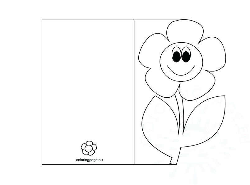 804x595 Mother Day Cards Coloring Pages Mothers Card Page Greeting