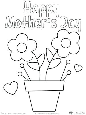 300x400 Mothers Day Coloring Pages Games Easy Printable Mothers Day Cards