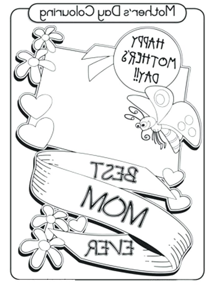 691x921 Coloring Pages For Mothers Day Cards Free Printable Mothers Day