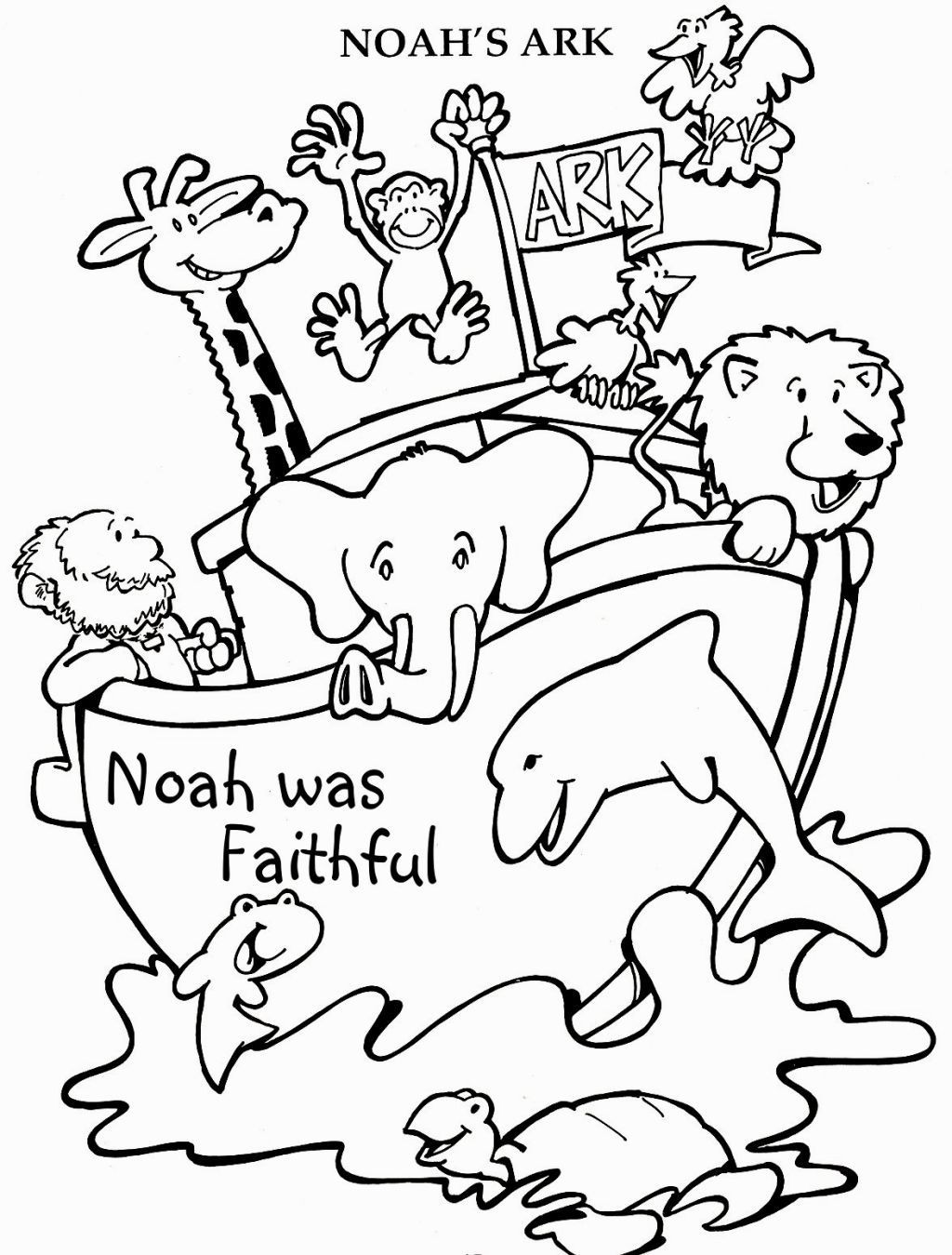 1024x1349 Noah Ark Coloring Pages Of And The Rainbow Copy Noahs Readgyan