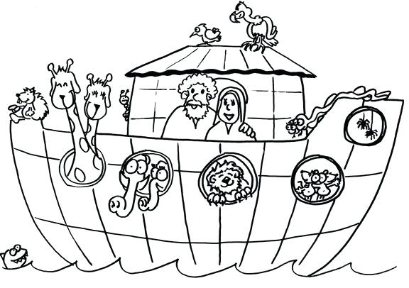 576x406 Noahs Ark Coloring Pages Printable Ark Coloring Pages S Ark