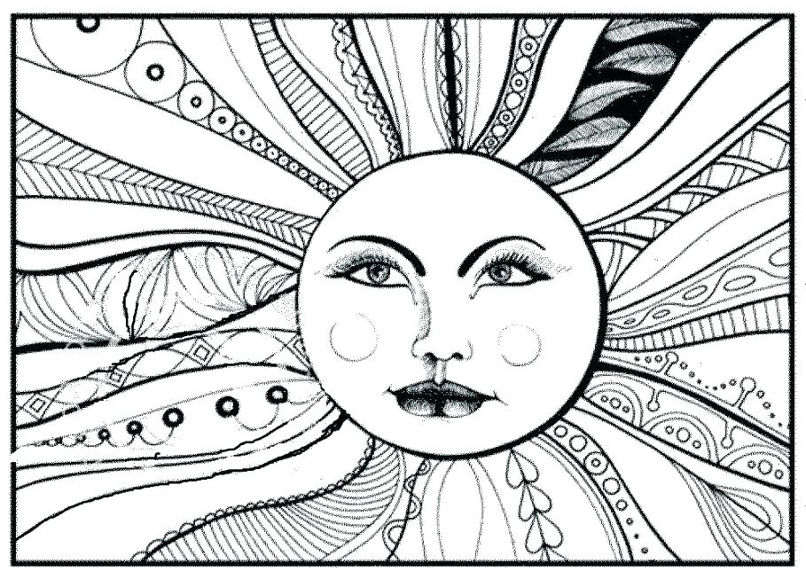909x662 Abstract Coloring Pages For Teenagers