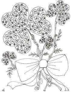 236x304 Irish Coloring Pages Amp Celtic Mandalas Irish Shamrock Mandala