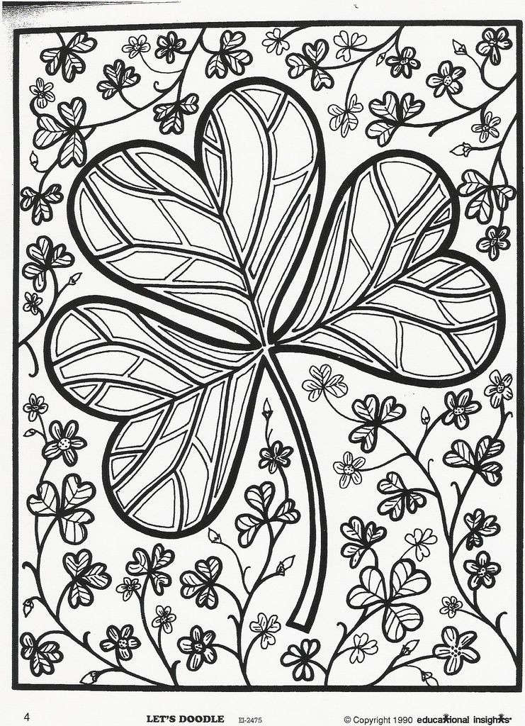 741x1024 Coloring St Patrick's Day Coloring Pages And Activities Also