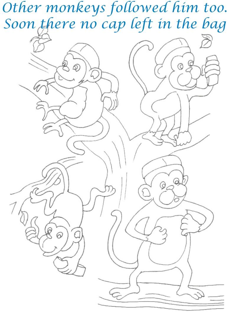 800x1060 Caps For Sale Coloring Page Cap Seller Story Kids 13 Inside