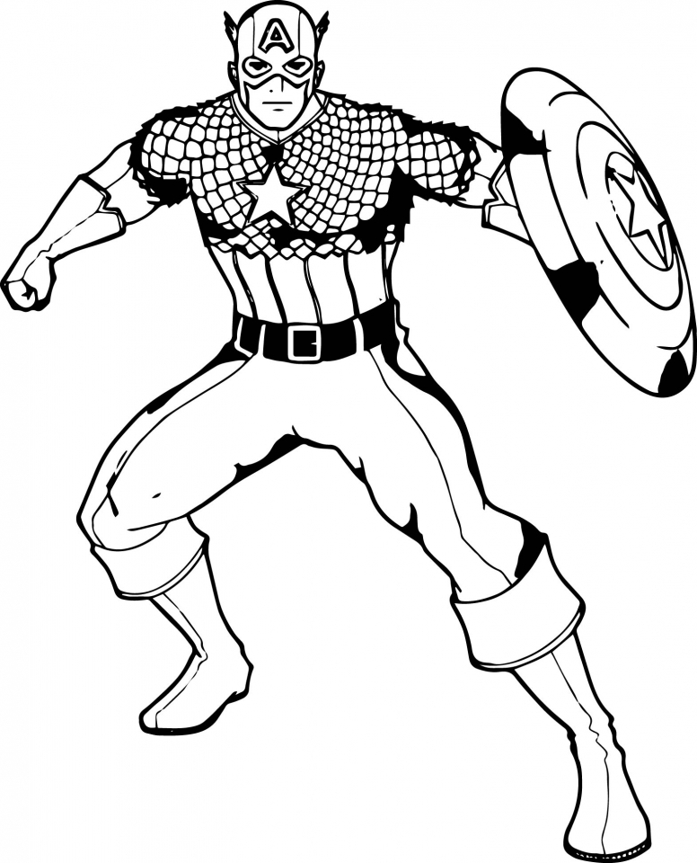 776x960 Get This Captain America Coloring Pages For Teenage Boys 56142 !