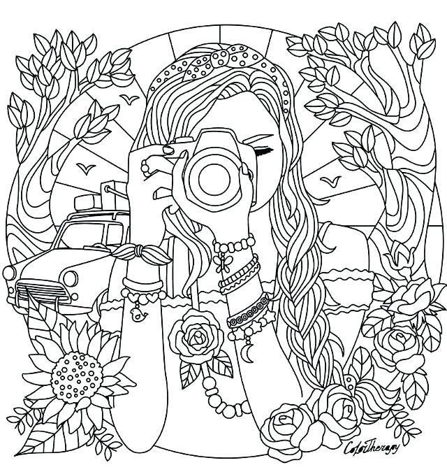 640x675 Coloring Pages For Teenagers Strong Coloring Pages For Teens Girls