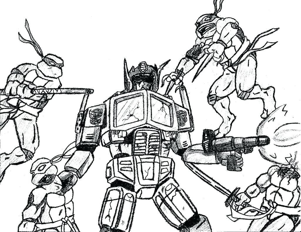 1024x790 Coloring Pages ~ Teenage Mutant Ninja Turtles Coloring Pages Best